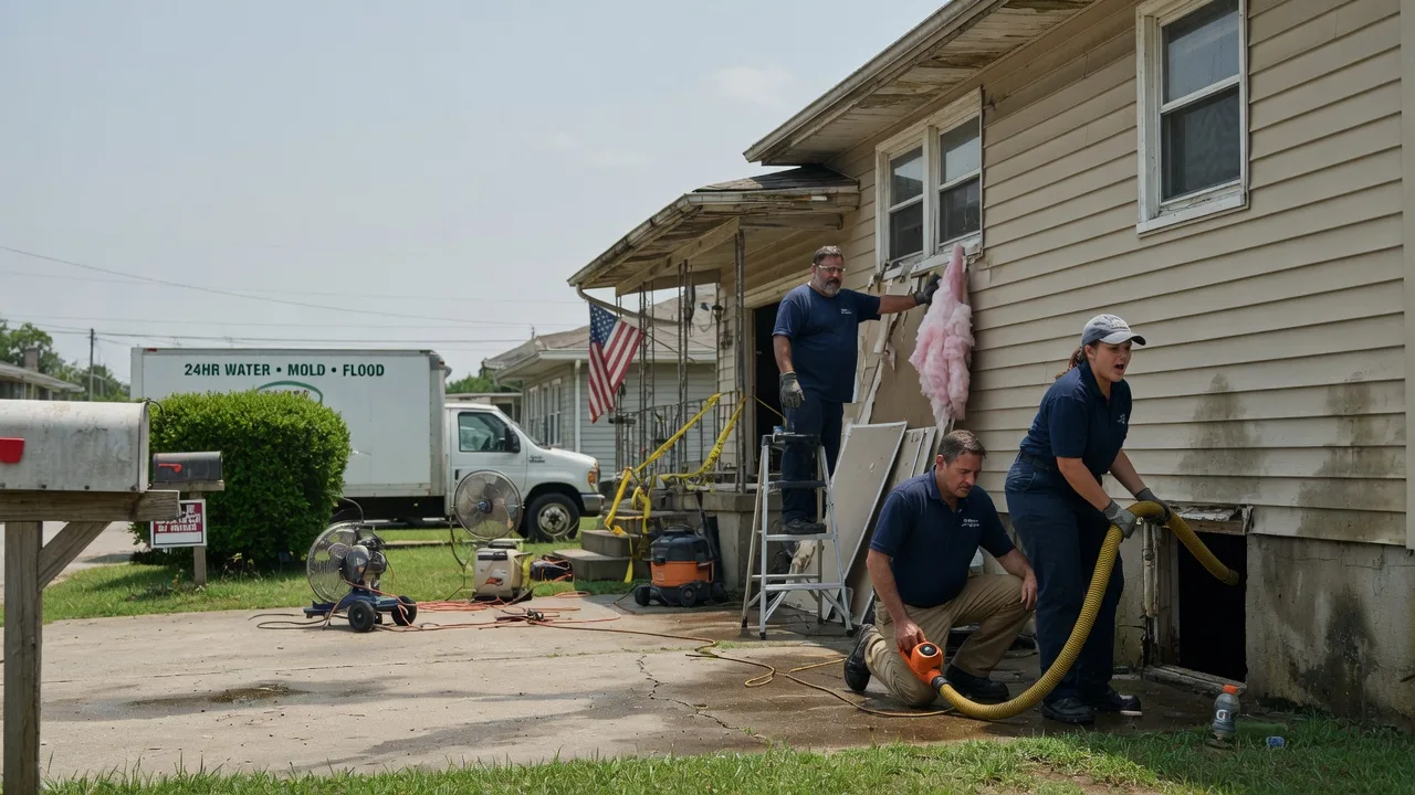 Water Damage Repair in Hutchinson, PA near me